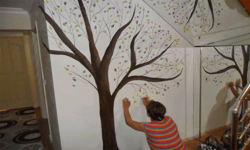 dekoratif duvar boyama örneği4