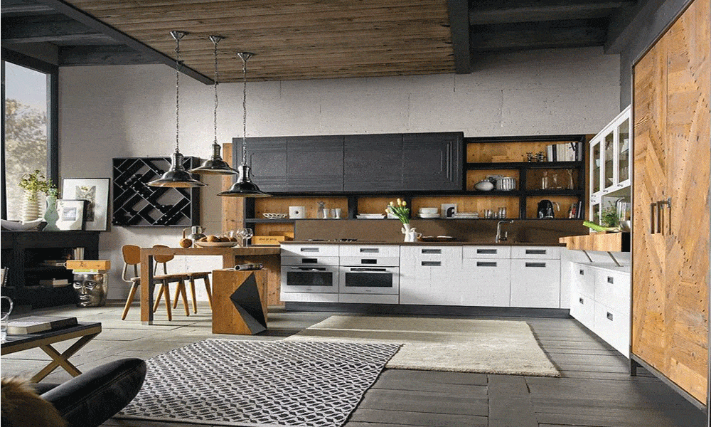 endüstriyel mutfak tasarım örneği5