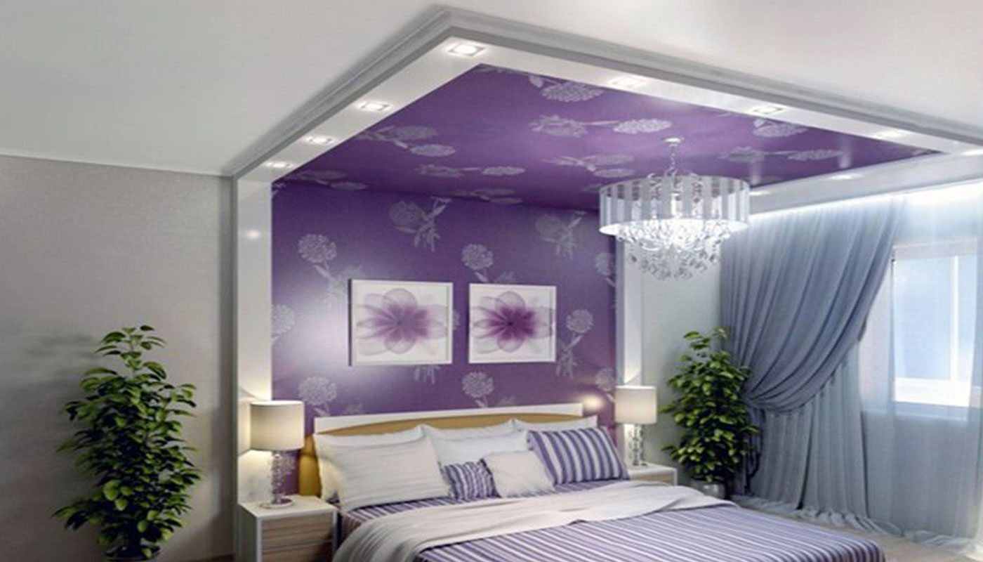 yatak odası için asma tavan 3