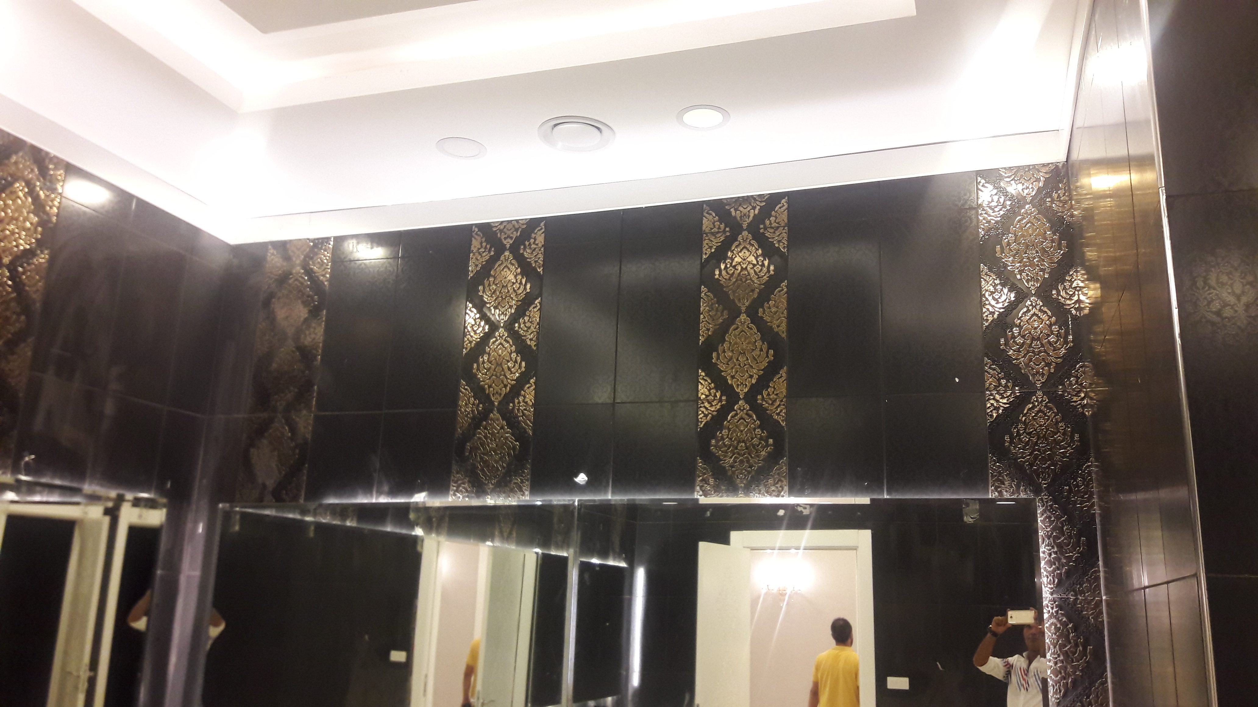 Lüks otel lavabo dekorasyonları