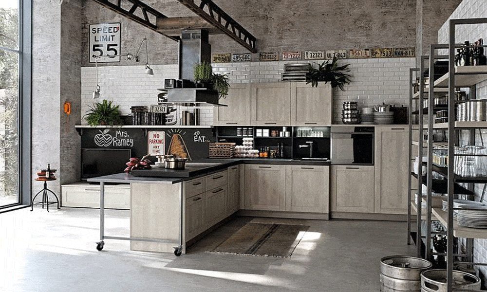 endüstriyel mutfak tasarım örneği18
