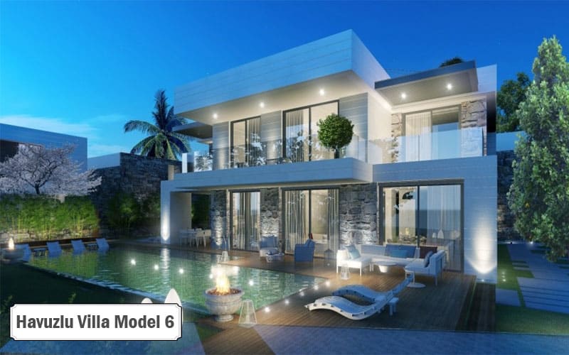 Havuzlu villa projeleri ve modelleri 6