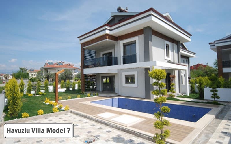 Havuzlu villa projeleri ve modelleri 7