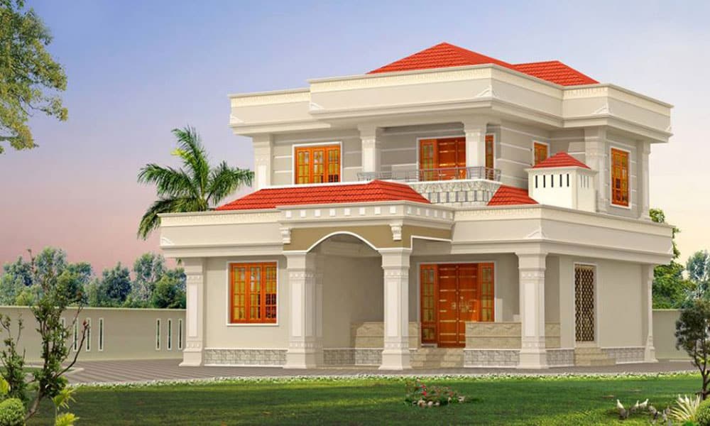 İki katlı ev ve villa modelleri 19