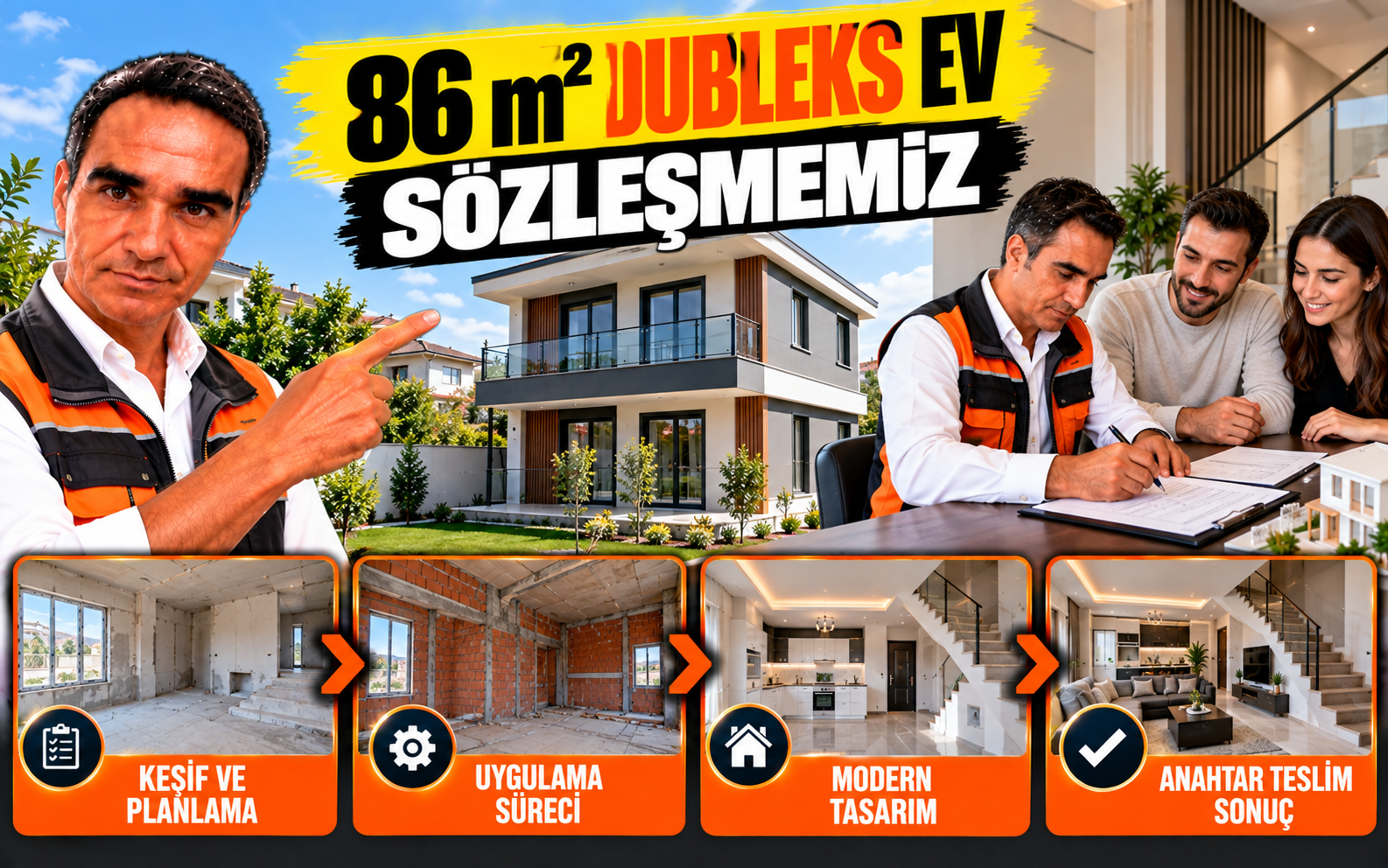 86 m2 Dubleks Ev Sözleşmemiz