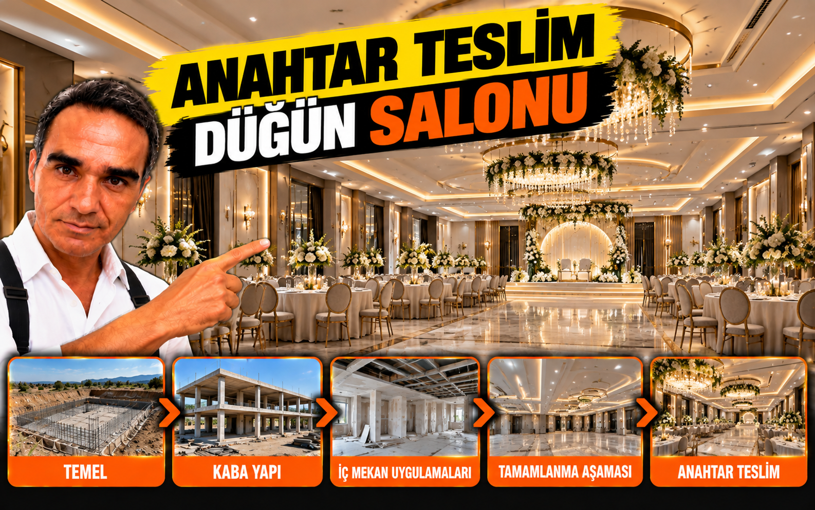 Anahtar Teslim Düğün Salonu