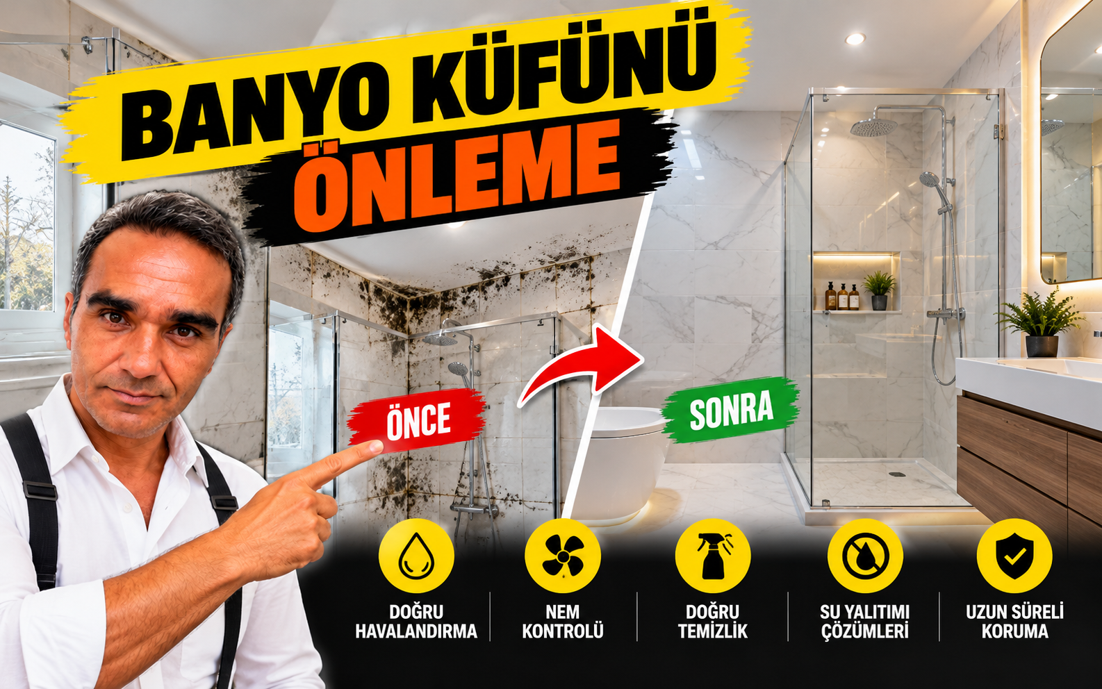 Banyo Küfünü Önleme