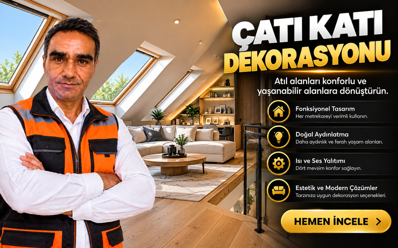 Çatı Katı Dekorasyonu