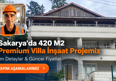 Sakaryada 420 m2 lüks villa projemiz