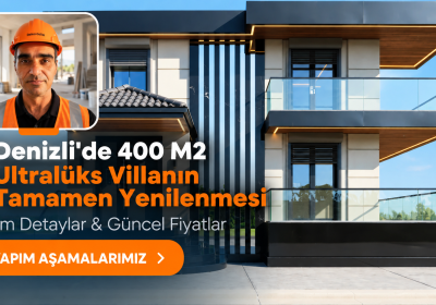 Denizli villa inşaatı projemiz