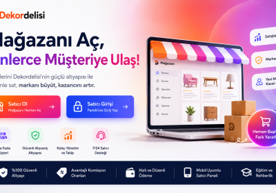 Mağazanı aç ve satıcı ol