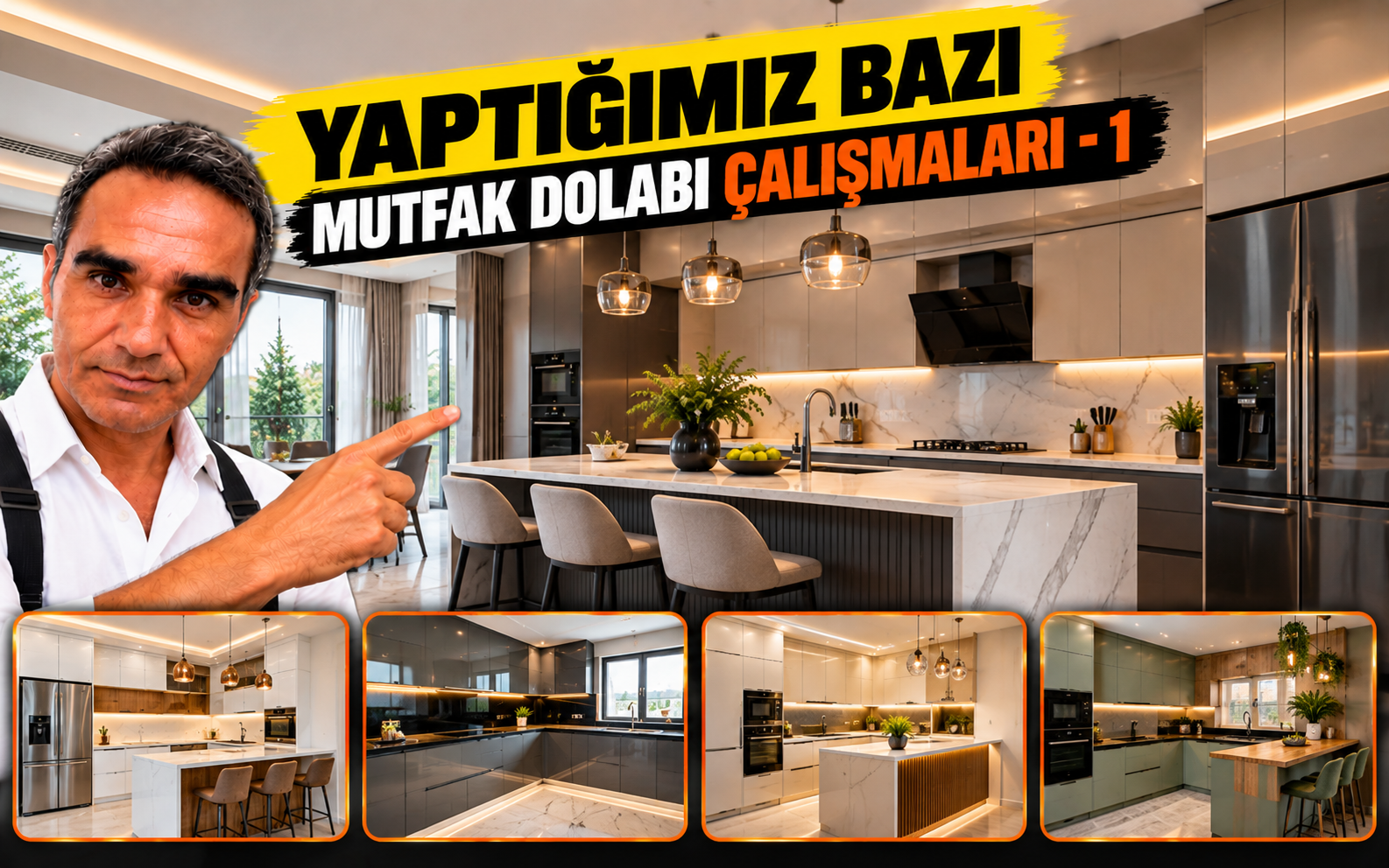 Yaptığımız Bazı Mutfak Dolabı Çalışmaları - 1