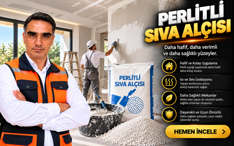 Perlitli Sıva Alçısı
